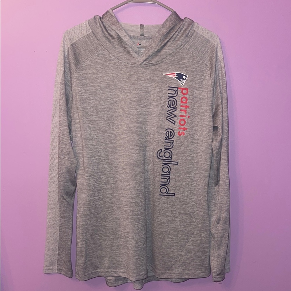 New England Patriots Gray Hoodie
